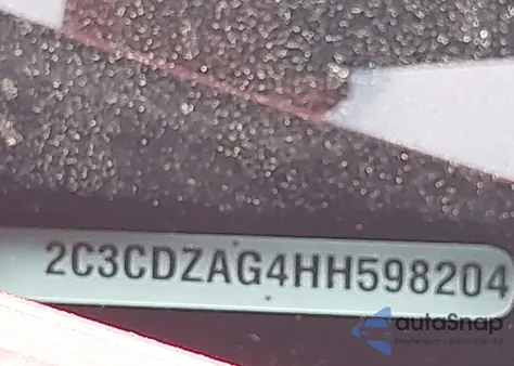 2017 Dodge Challenger Sxt from USA, damaged, VIN 2C3CDZAG4HH598204